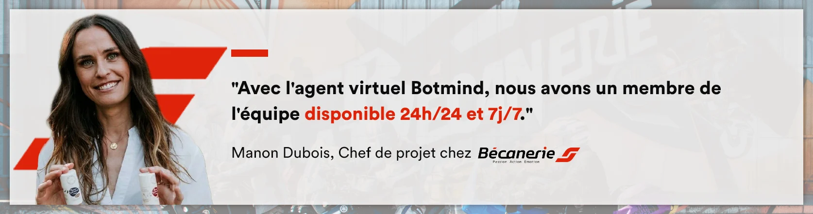 Customer testimonial from Brand Partner