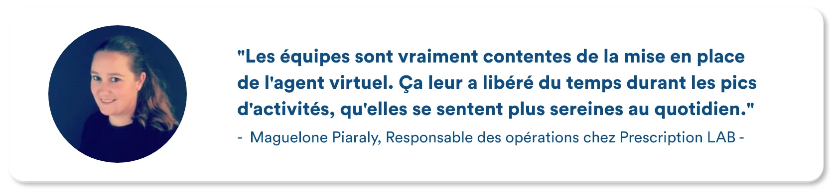 Customer testimonial from Brand Partner