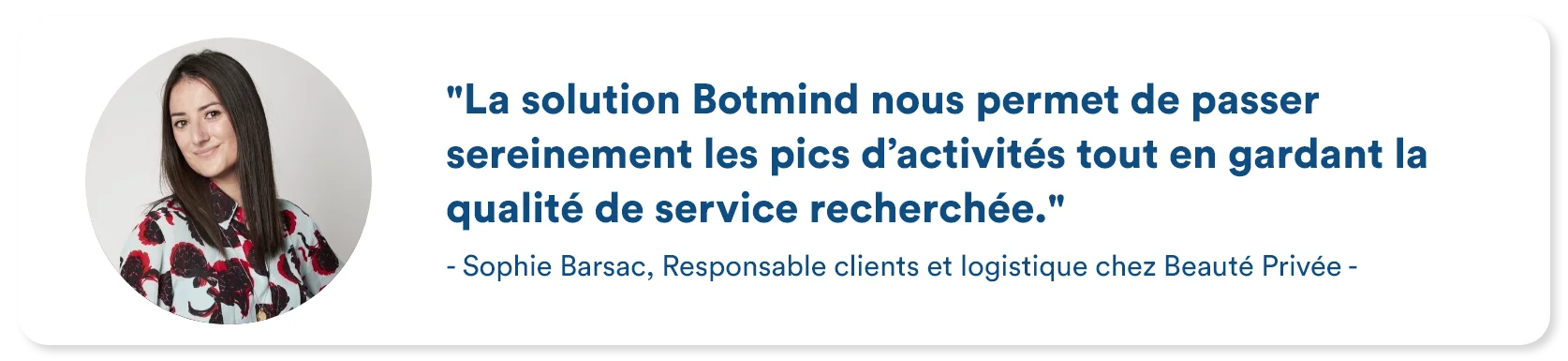 Customer testimonial from Brand Partner