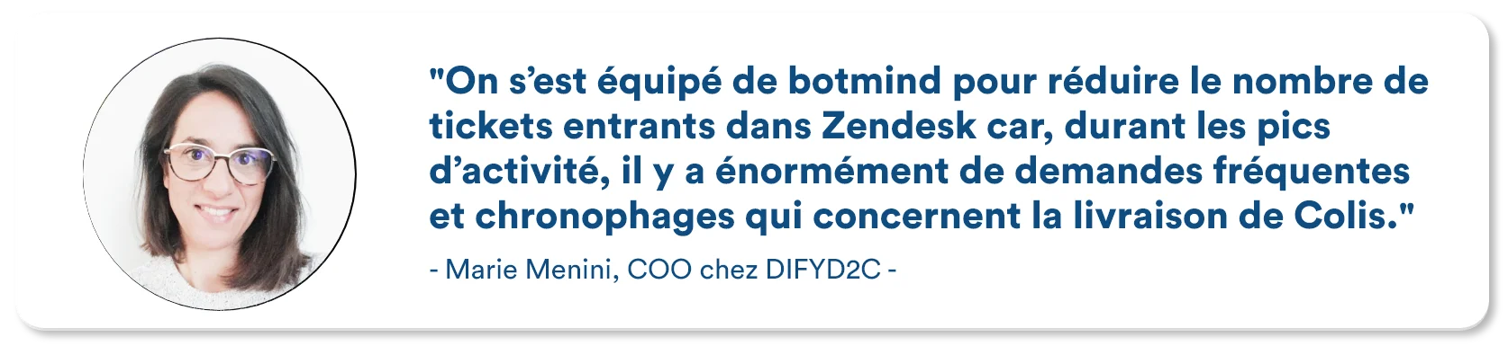 Customer testimonial from Brand Partner