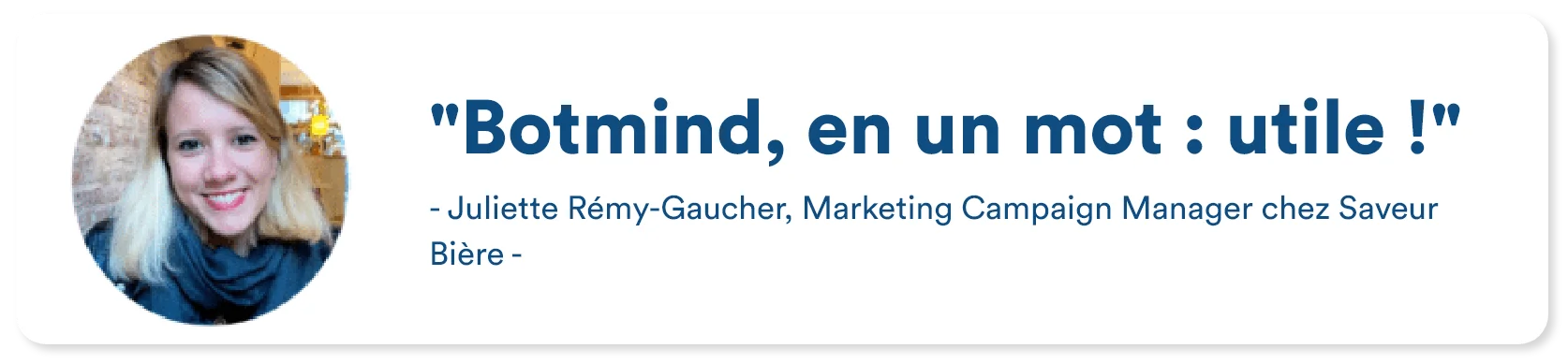 Customer testimonial from Saveur Bière