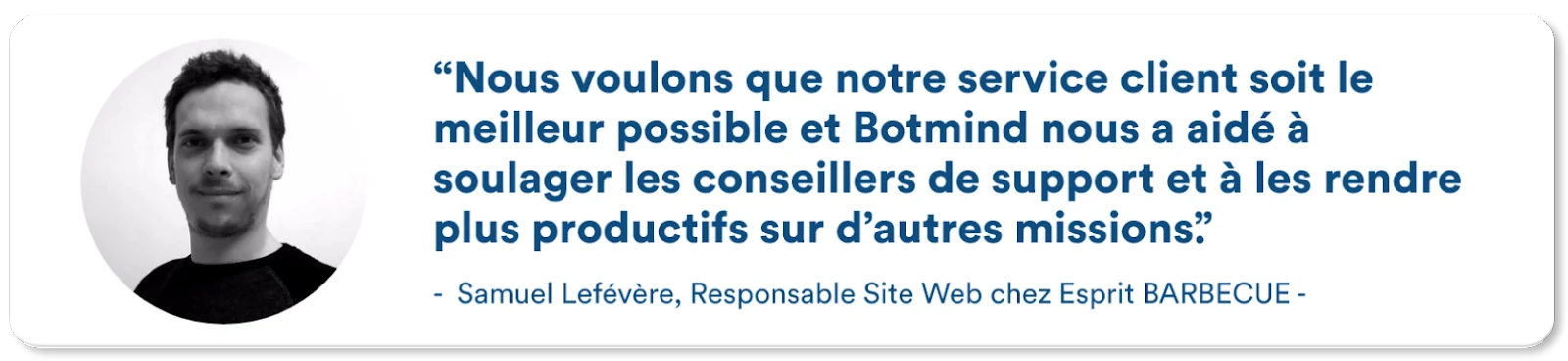 Customer testimonial from Brand Partner