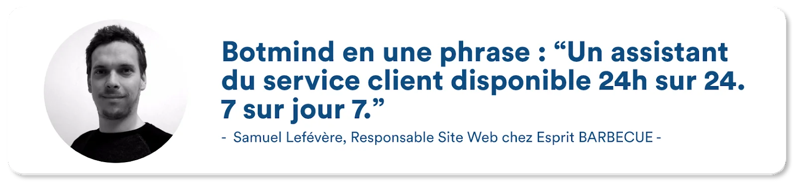 Customer testimonial from Brand Partner