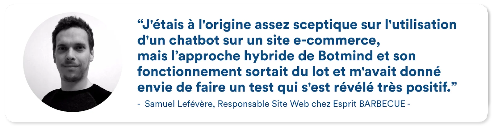 Customer testimonial from Brand Partner