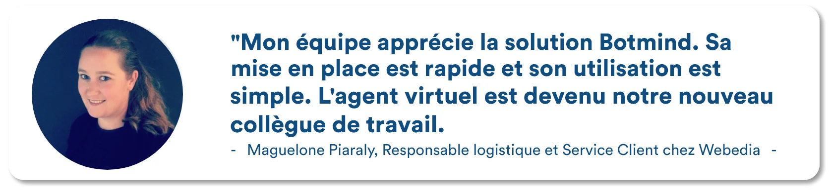 Customer testimonial from Brand Partner